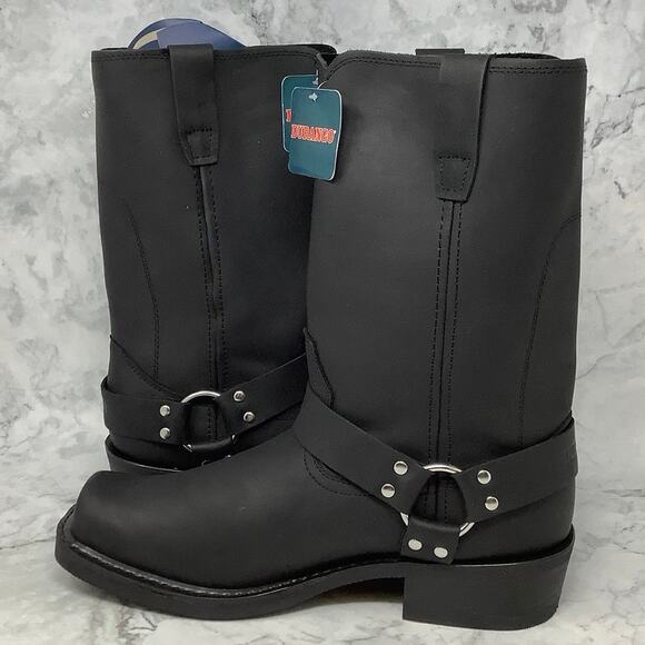 Durango Black Leather Men's Boots - Picture 5 of 12